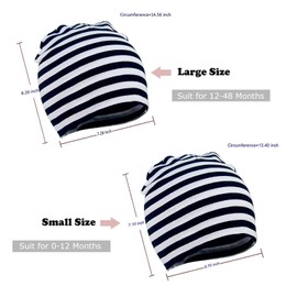 Durio Baby Hat Boys Girls Unisex Baby Hat Toddler Reversible Hat Jersey Slouch Beanie Hat Infant Hat Pack of 6 Colour Mix B 0-12 Months, Pack of 6 colour mix B