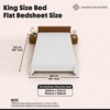 MAGNA COLLECTION King Flat Bed Sheet 275 x 265 cm