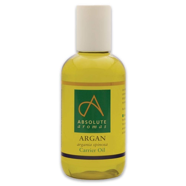 Absolute Aromas Argan Oil (Argania Spinosa) 50ml - Pure, Natural, Cruelty Free and Vegan Moisturising Carrier Oil for Hair, Face and Massage