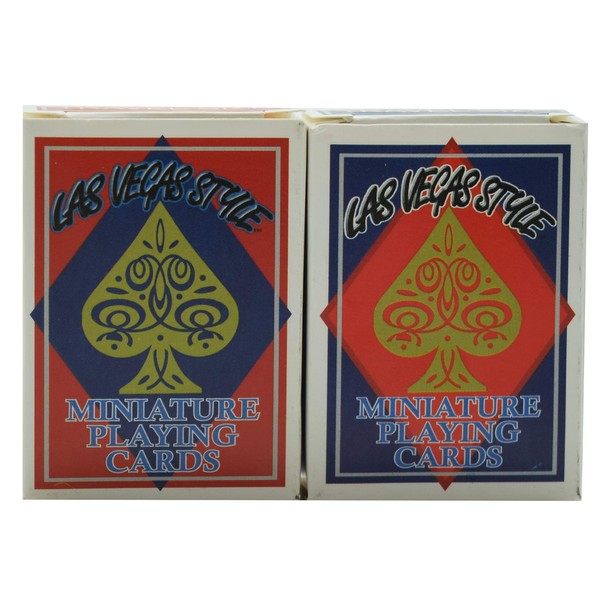 Las Vegas Style Miniature Playing Card Decks