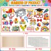 Gleemix School Decoration Photo Box Props 30 Pieces, Back to