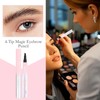 Brow Definer Pencil,Long-Lasting Makeup 4-Tip Pen for Eyebrow | Precise