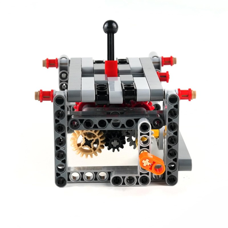 Sparkleiot MOC 5 Speed with Reverse Gearbox Model for Building