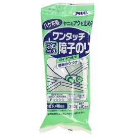 Asahipen Shoji Paper One-Touch Resin and Alkali Stopper Shoji Glue 350g No.716 - For About 10 Shoji Doors - Easy Application with Guide - Can Be Used Directly Without Dilution - Stops Both Resin and