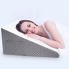 19.7 Inch Foam Wedge Pillow with Removable Washable Cover, Side