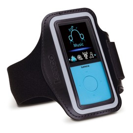 Lenco Podo MP3 Player with Pedometer, Blue, Uni