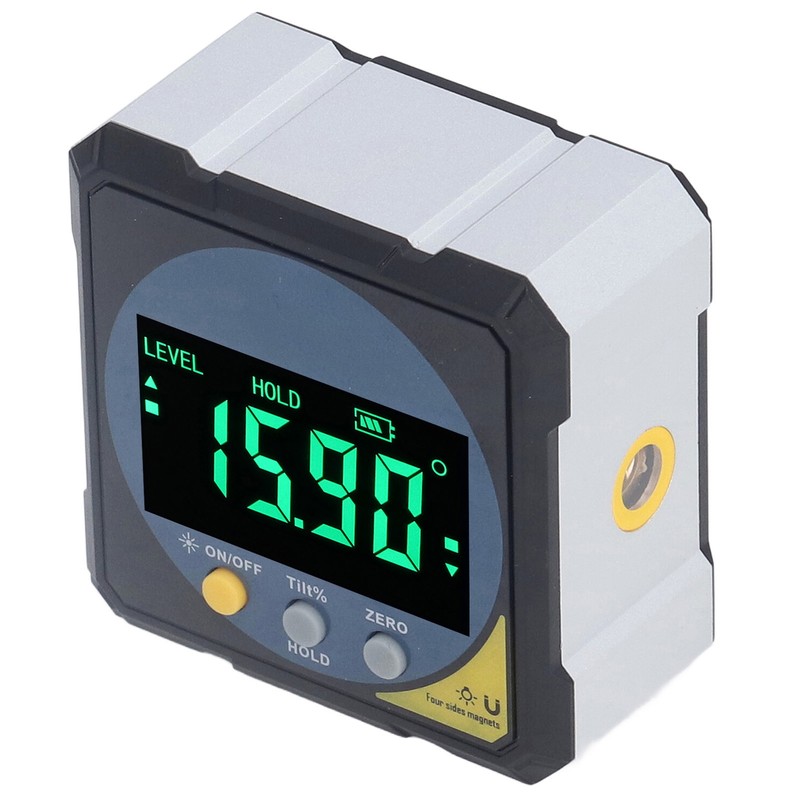 Digital Angle Finder Laser Magnetic Inclinometer Box Gauge Electronic Protractor