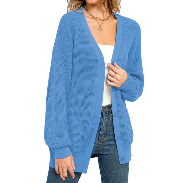 QUALFORT - Suéteres de punto de gran tamaño para mujer,