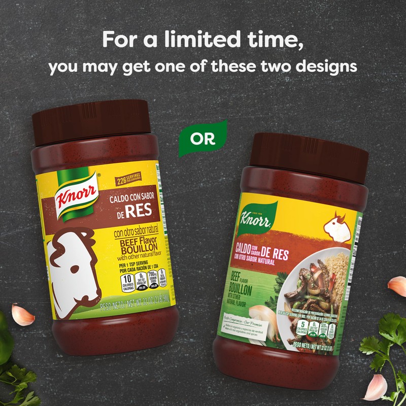 Knorr Granulated Bouillon Beef 2.0 Lb, Pack Of 6