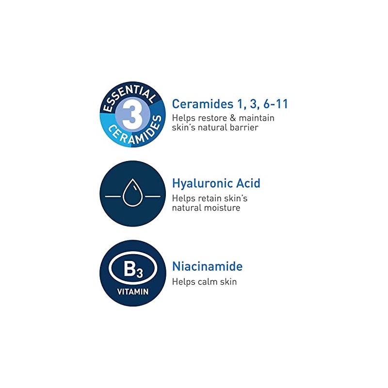 Cerave Loción Hidratante Facial Ultra Liviana Onzas