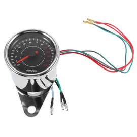 Mikinona Motorcycle Speedometer Digital Tachometer Gauge for Easy Installation Display Sturdy Materials Compatible with Various Motorbikes Accessory for Enhanced Riding Experience