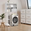 YLIEHS Space-Saving Over The Toilet Storage Cabinet with Sliding Door,