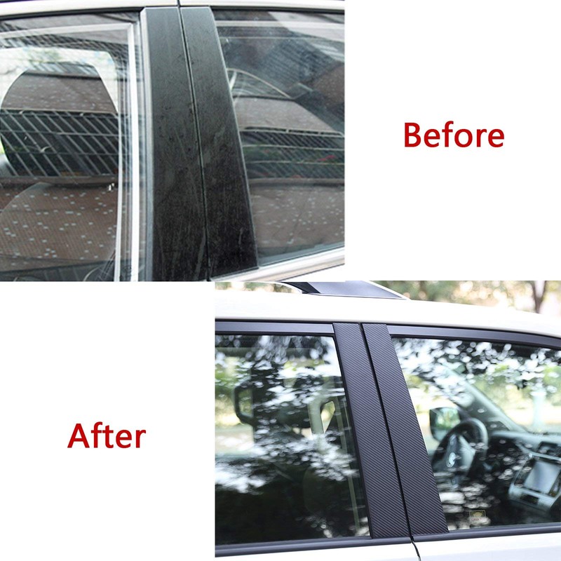 x xotic tech Pillar Post Side Door Window Cover Trim