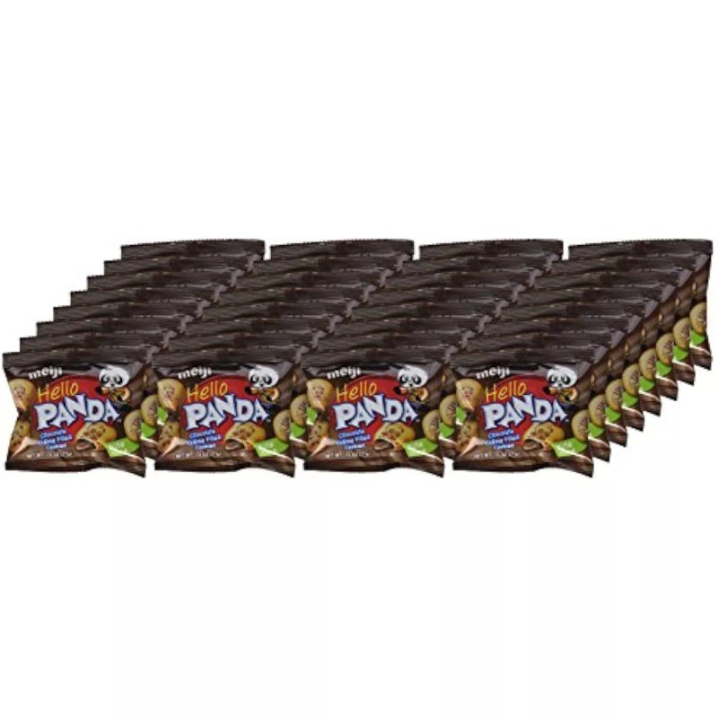Meiji Hello Panda Chocolate Creme Filled Cookies 32 Bags