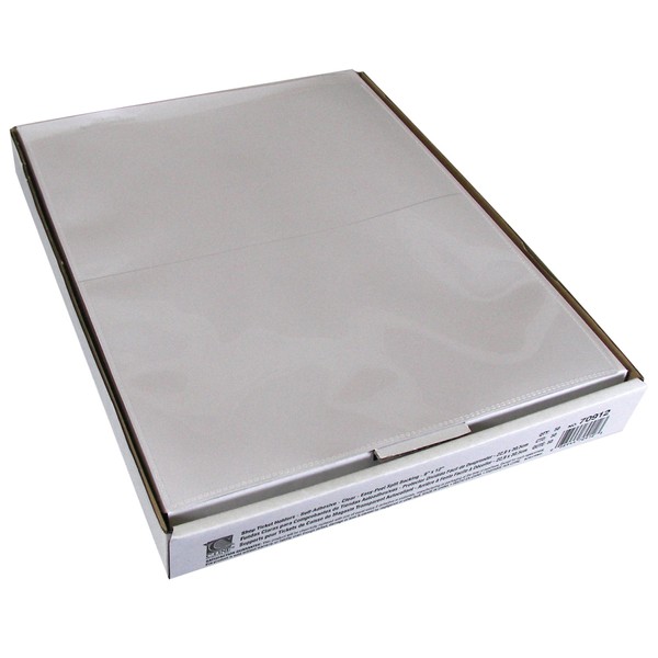 C-Line, CLI70912, Self-Adhesive Seal Shop Ticket Holders, 50 / Box,