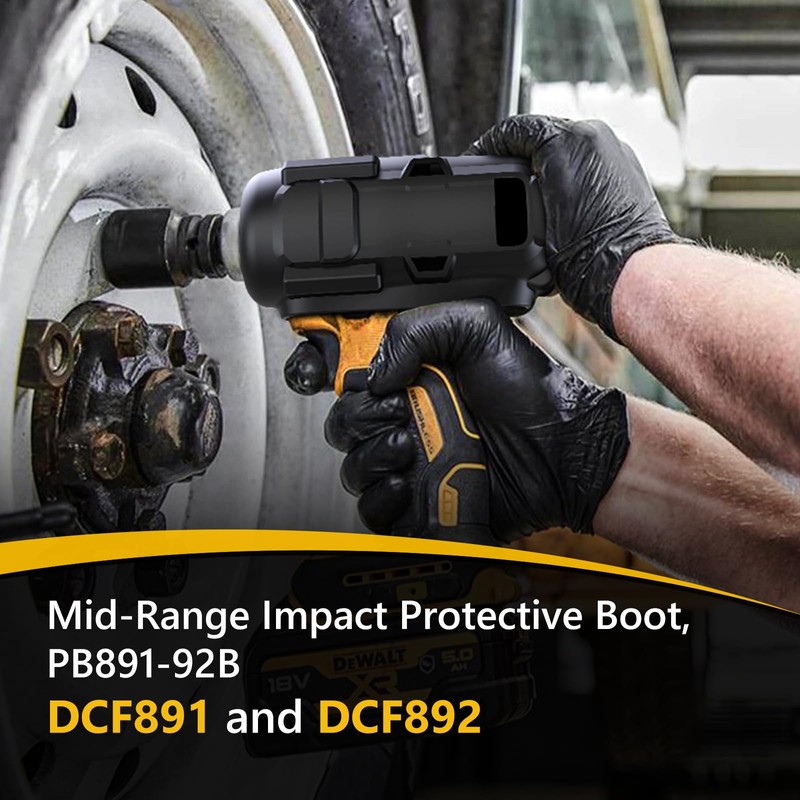 20V Max Cordless Impact Rubber Protective Boot PB891-92B(DCF891) 20V Max
