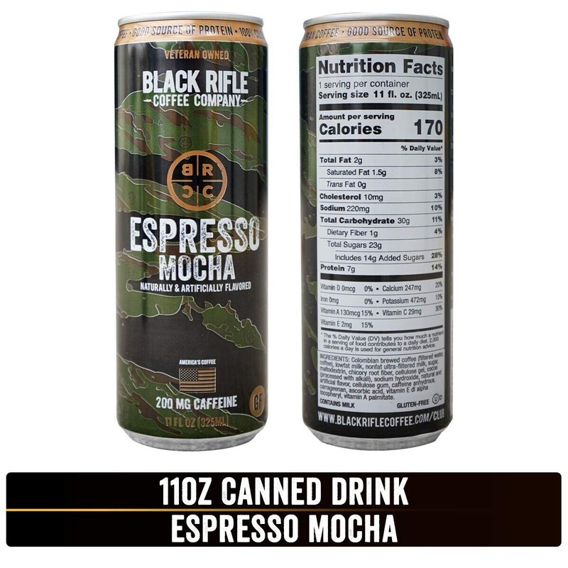 Black Rifle Coffee Company RTD - Espresso Mocha, 11 Fl