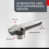 GEFU Force One Potato, Juice and Spaetzle Press, Stainless Steel,