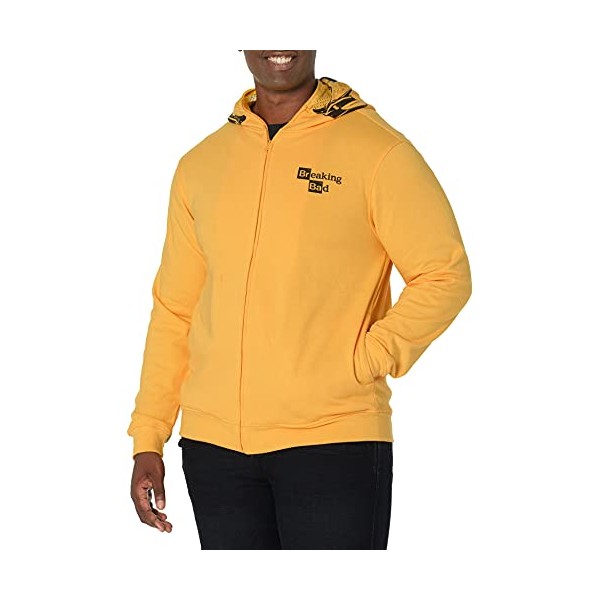 Breaking Bad Men's Hazmat Sweatshirt, Yellow, XX-Large