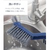 Bathroom Brush Crevice Brush 3-in-1 Cleaning Brush with Clip Crevice