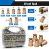 Eoppen 455Pcs Rivet Nut Tool Kit, Rivnut Tool Kit with
