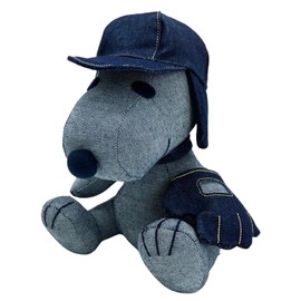 Nakajima Corporation Peanuts EDWIN Snoopy Baseball Plush S 205551-24 H 23 x W 19 D 18 cm