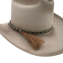 Western Horsehair Hat Band for Cowboy Hats Duster