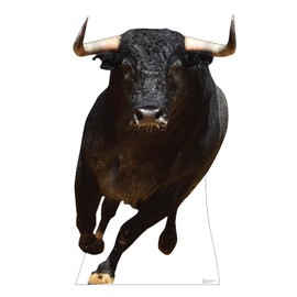 Cardboard People Bull Life Size Cardboard Cutout Standup - Made in USA