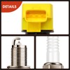 A-Premium (Yellow) Set of 8 Ignition Coil Pack and Iridium