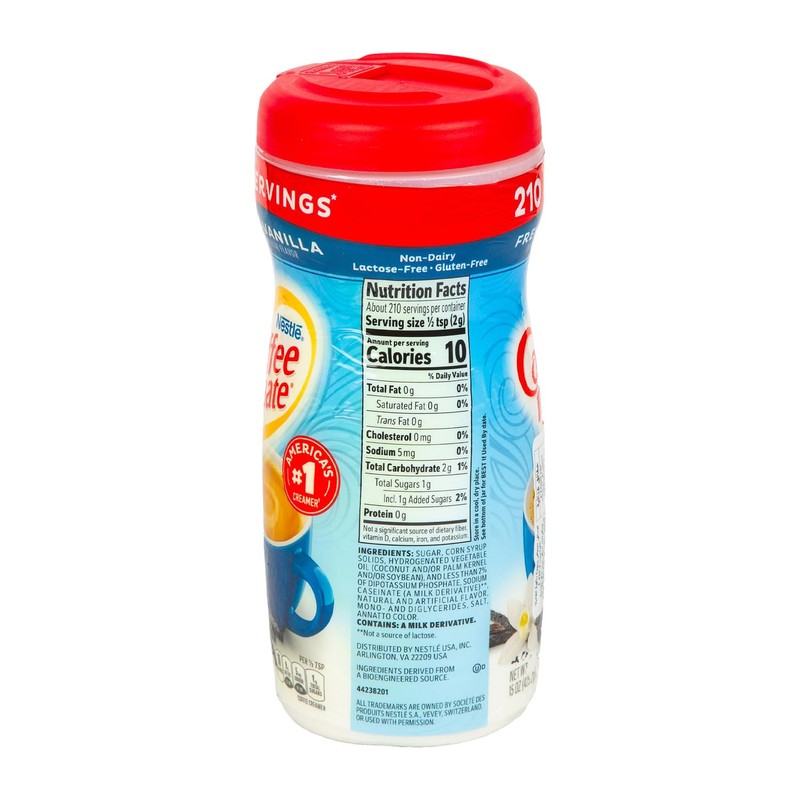 Coffee-Mate, French Vanilla Powdered Coffee Creamer, 15oz Canister (Pack of