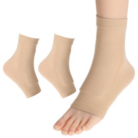 CIATBYYJ Lace Bite Gel Pads Ice Skating Padded Front Foot Protection Sleeve, Ice Skate Boots Lace BIte Guards Instep Gel Sleeve for Skating Universal Size (Skating Front Foot Pads Sleeve)