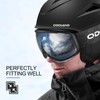 Odoland Ski Helmet with Ski Goggles for Skiing and Snowboarding,