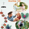 SAHENITEANA Charming Wind Chimes Hummingbird Feeders, Window Bird Feeder for