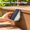4-Pack Solar Stair Lights for Outdoor Steps – Warm White