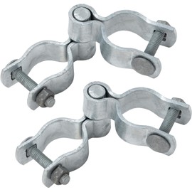 VIVIDA 1-3/8" Chain Link Fence Gate Hinge Kit, Include Female & Male Gate Hinges, Chain Link Fence Hardware, Galvanized Steel, 2 Set