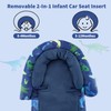 Baby Car Seat Head Support with Extra Headrest, 2-in-1 Babybody
