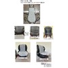 Mesh Seat Covers for Forklifts, Stuffy, Cool, Sweat, Summer, Washable