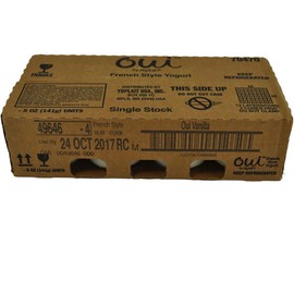 Oui by Yoplait French Style Vanilla Yogurt, 5 Ounce -- 8 per case.