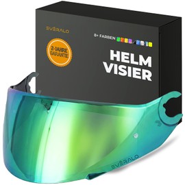 Visor Shark Spartan - Spartan 1.2 - Skwal - Skwal 2 - D Skwal - Visor Helmet VZ160 VZ165 (Chrome Green)