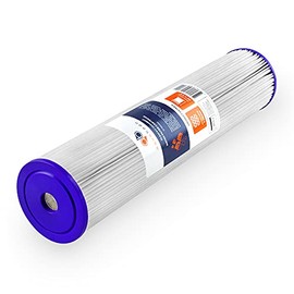 Aquaboon - Cartucho de filtro de agua plisado para toda la casa de 5 micrones, 20 x 4.5 pulgadas, compatible con ECP5-20BB, SPC-45-2005,...