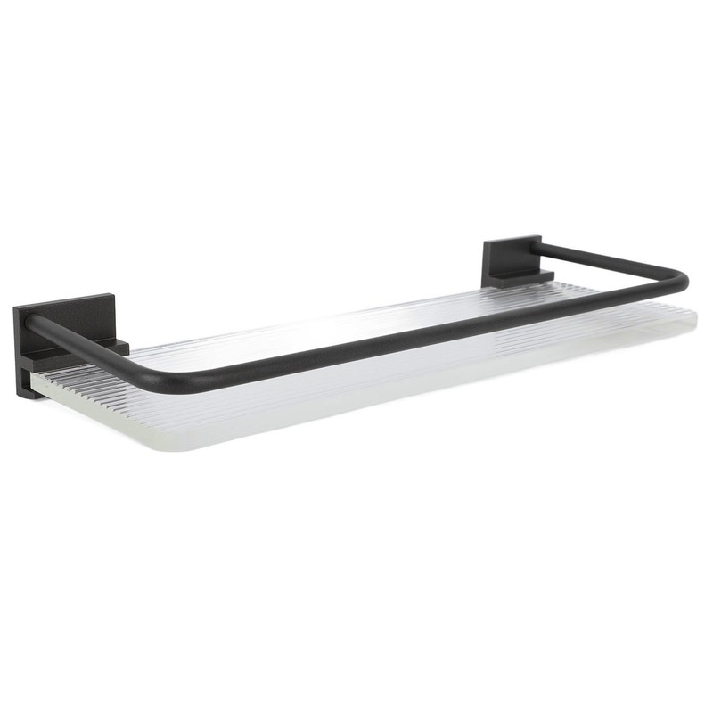 Floating Shelf Space Aluminum Acrylic Wall Mounted Decorative Storage Shelf