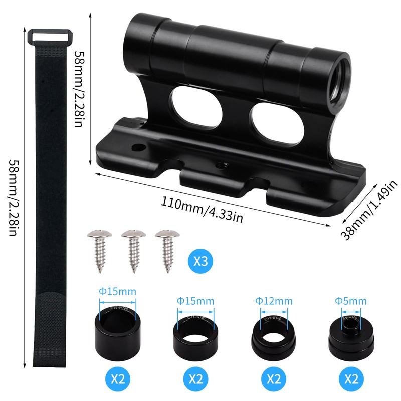 Granvoo Fork Mount Bicycle Aluminium Alloy Bicycle Front Fork Fixed
