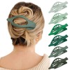 AWAYTR French Flat Hair Clips for Women - 6Pcs Flat