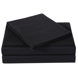 Truly Soft Everyday Black Queen Sheet Set