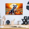 Epic Art 'Pumpkin Patch Pittie' by Dean Russo Acrylic Glass