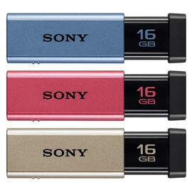 Sony USM16GT 3C USB Memory, 16 GB, Set of 3, High Speed Type