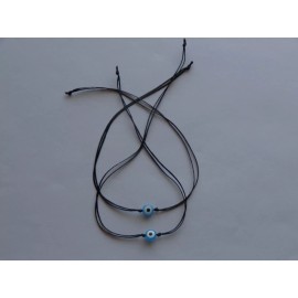 Evil Eye 2X 14" EVIL EYE PROTECTION NAZAR GOOD LUCK ANKLET ANKLE FRIENDSHIP BRACELETS