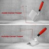 SUMED Drywall Corner Trowel 2 PC,SUMED 4'' Inside & Outside