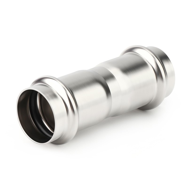 TAISHER 10PCS 304 Stainless Steel Press Fittings,1/2" Press Slip Coupling,No