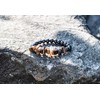 Wallystone Gems Shungite Bracelet Stretch with Natural Shungite and Tiger